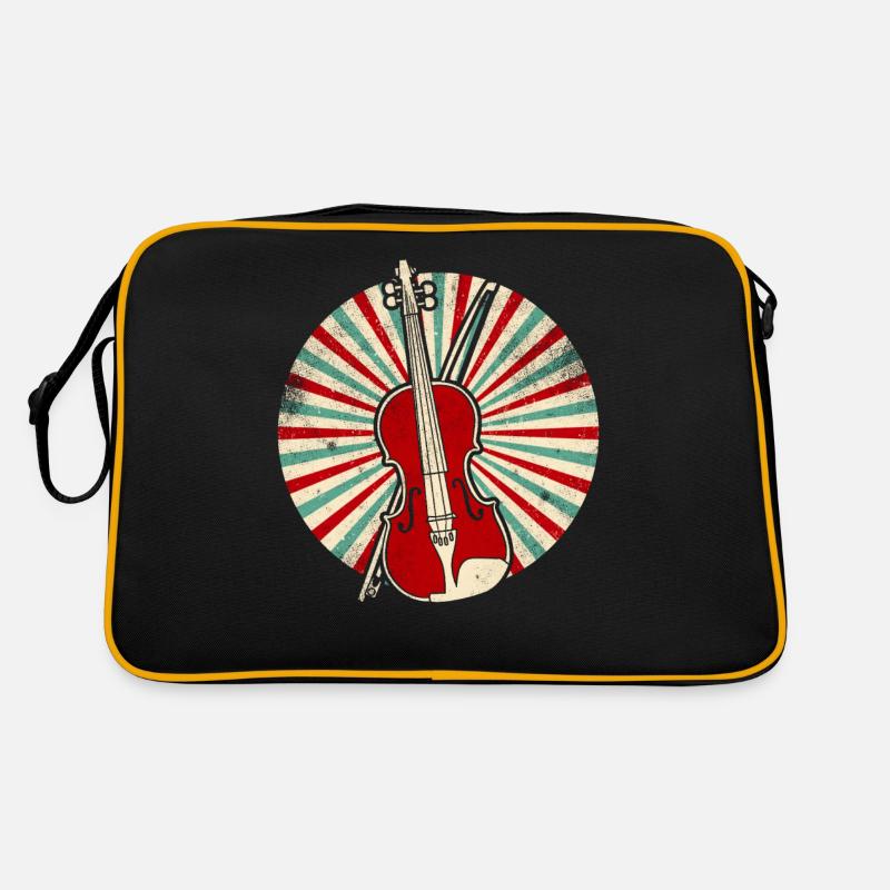 Violin Instrument Retro Violins Player Retro Bag