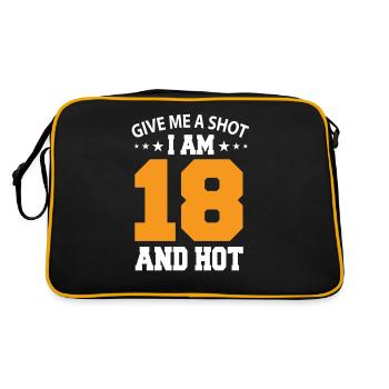 18th birthday - Retro Bag - black/gold - Back