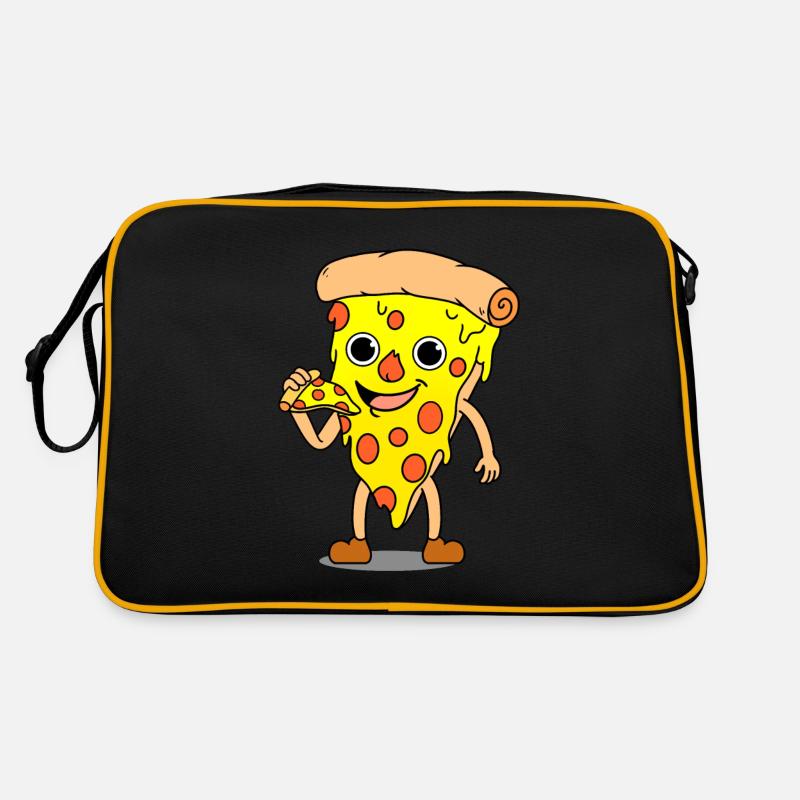 Pizza eat a pizza Retro Bag