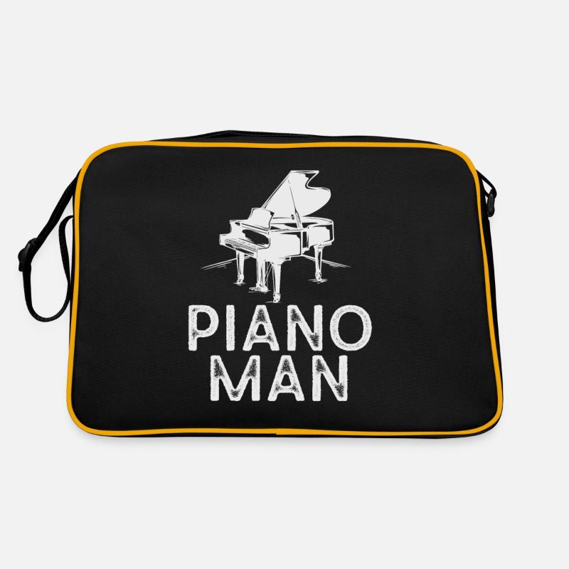 Professeur de piano Instrument musical Compositeur Sac Retro