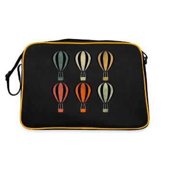 Ballon volant Ballons Montgolfières - Sac Retro - noir/or - Dos