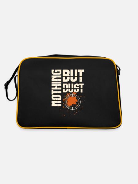Shooting Skeet Shooting Clay Target Shooting - Retro Bag - black/gold - Back