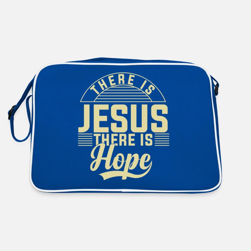 THERE IS JESUS THERE IS HOPE Retro Bag