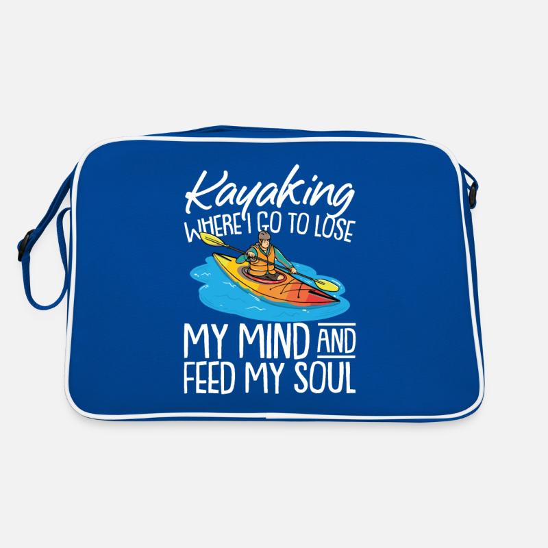 Kayak drôle Aviron et paddle Sac Retro