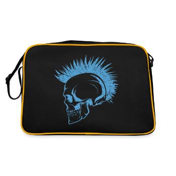 Punk du crâne - Sac Retro - noir/or - Dos