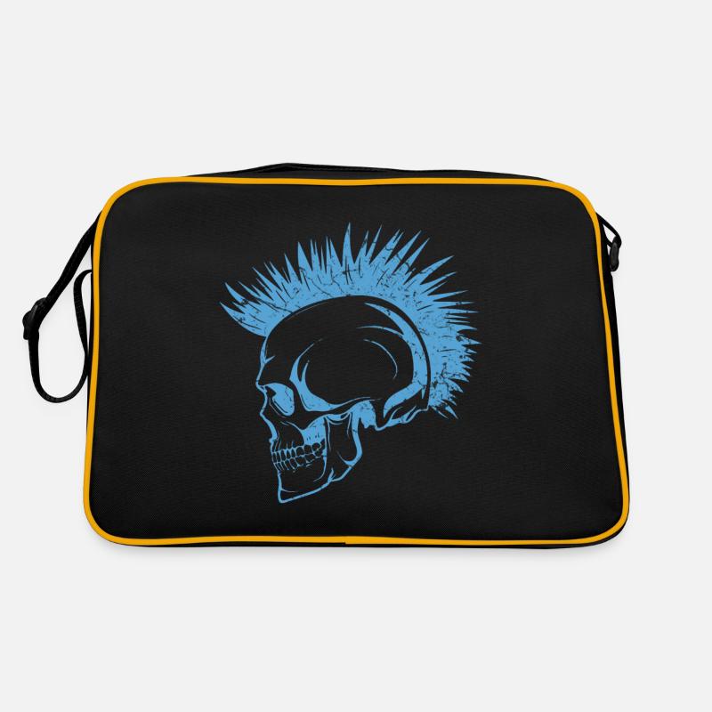 Schädel Punks Punk Retro Tasche