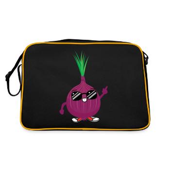 Oignon cool - Sac Retro - noir/or - Dos