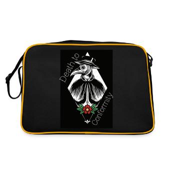 Mort à la conformité - Sac Retro - noir/or - Dos
