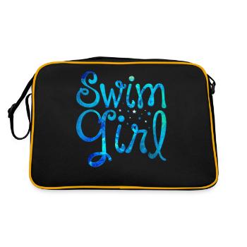 Natation fille natation fille natation - Sac Retro - noir/or - Dos