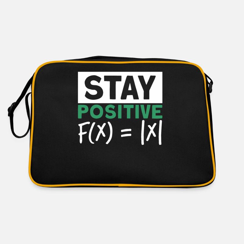 Stay positive math function amount Retro Bag