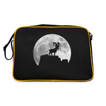 Lune Capricorne - Sac Retro - noir/or - Dos