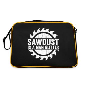 Menuisier menuisier menuisier sort cadeau - Sac Retro - noir/or - Dos