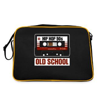 Hip Hop Raprap allemand Rapper Old School - Sac Retro - noir/or - Dos