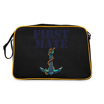 Captain and First Mate Matching Captain Daddy - Sac Retro - noir/or - Dos