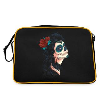 Belle Dame des Morts La Calavera Catrina - Sac Retro - noir/or - Dos