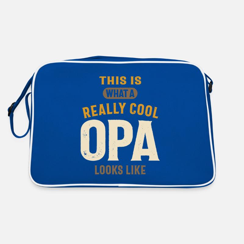 Das ist, wie eine wirklich coole Opa aussieht Retro Tasche