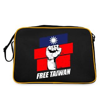 Free Taiwan - Sac Retro - noir/or - Dos