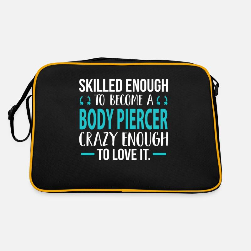 Cleverly For Body Piercers Love It Fun Pun Retro Bag