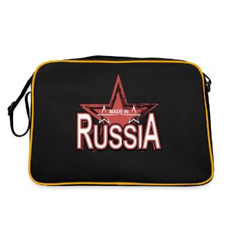 MADE in Russia Police avec étoile - Sac Retro - noir/or - Dos