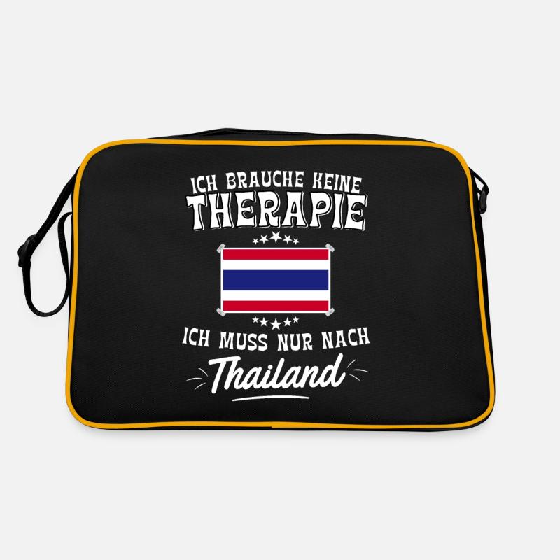 Thailand Flagge Retro Tasche