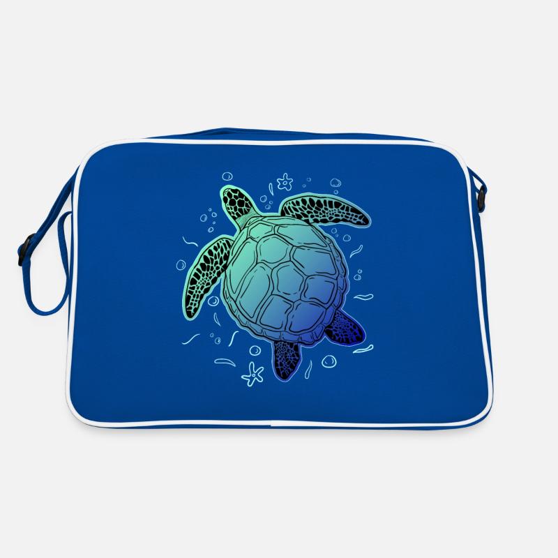 Schildkröte Retro Tasche