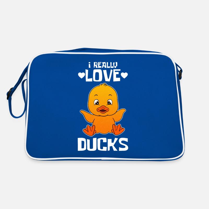 Sweet duck I really love ducks! Retro Bag