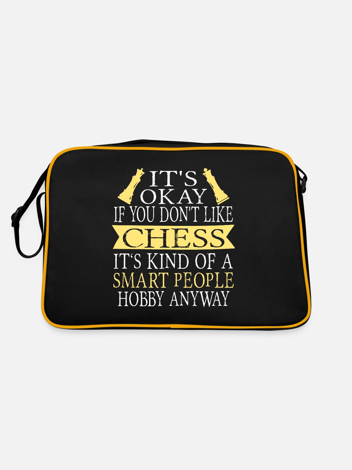 Chess - Retro Bag - black/gold - Back