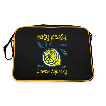 Easy Peasy Lemon Squeezy - Sac Retro - noir/or - Dos