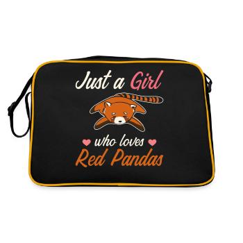 Panda rouge - Sac Retro - noir/or - Dos