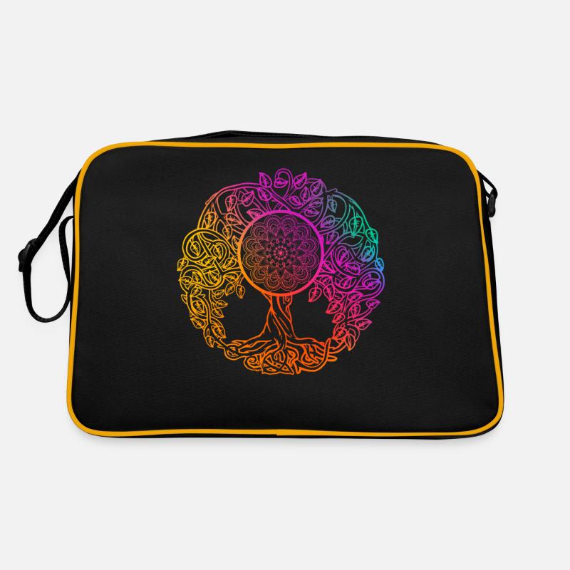 Mandala Tree of Life Retro Bag