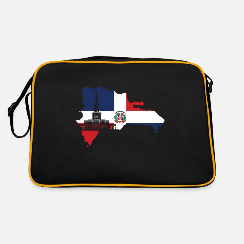 Dominican Republic Flag Retro Bag