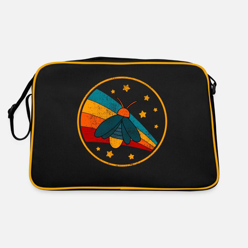 summer fireflies for entomologist Retro Bag