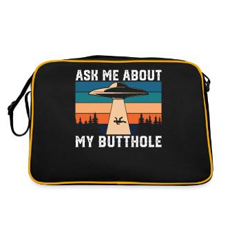 Alien me demander pour Cadeau Anal - Sac Retro - noir/or - Dos