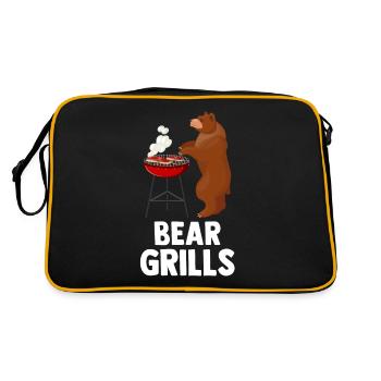 Bear Grills - Sac Retro - noir/or - Dos