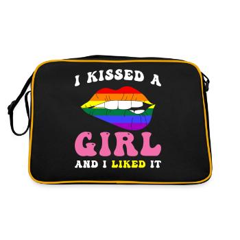 LGBTQ Phrase de la légune - Sac Retro - noir/or - Dos