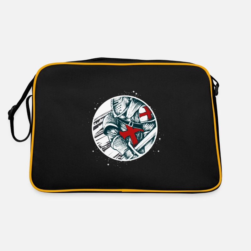 Knight Templar Warrior Knights Retro Bag