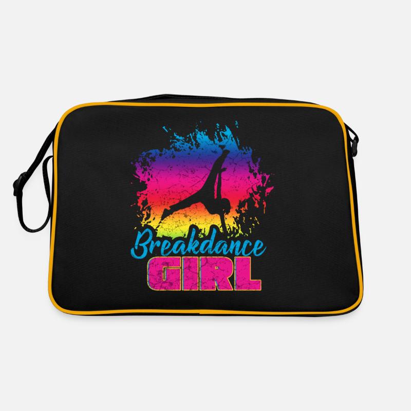 Breakdance Mädchen Tänzerin Retro Tasche