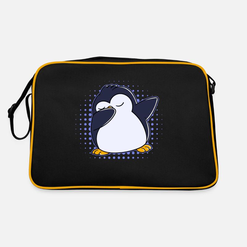 Dabbing Pinguin Retro Tasche