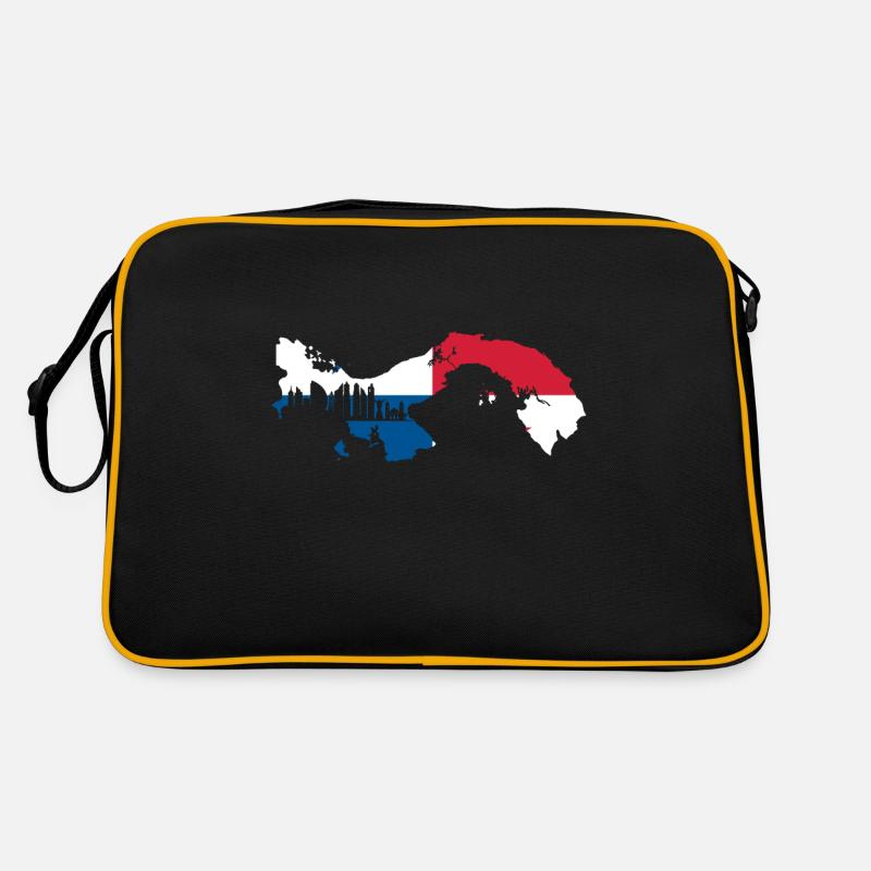 Panama Flagge Retro Tasche