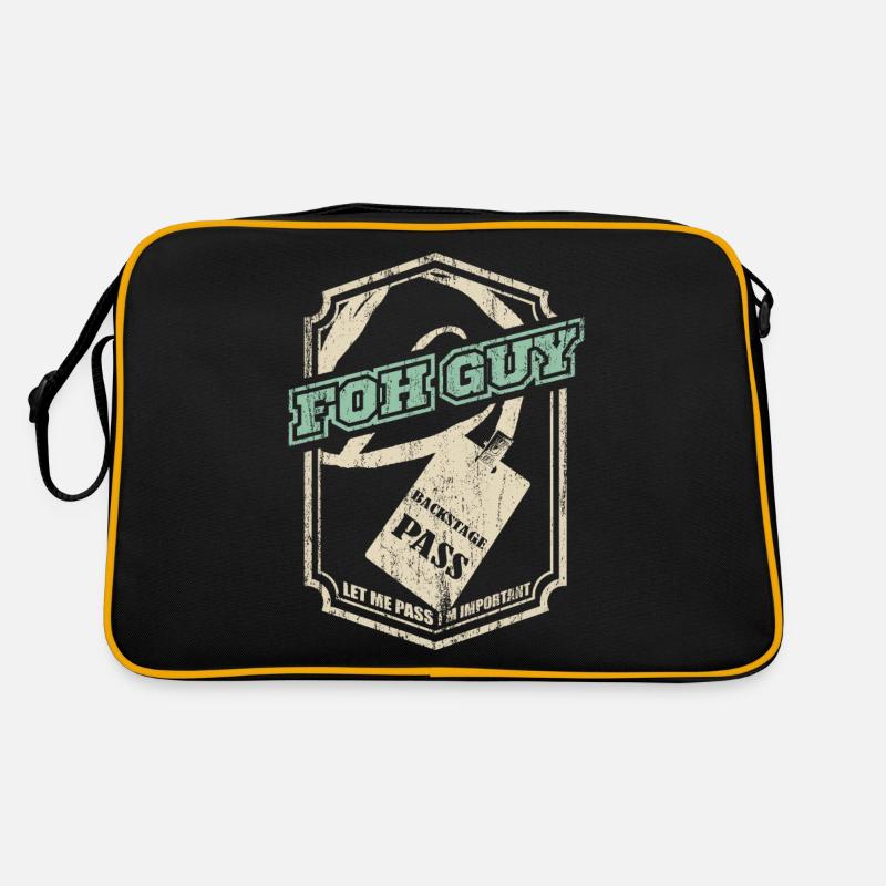 Sound engineer Spruch Event technician Retro Bag