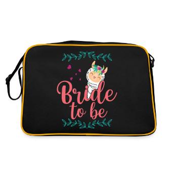 Bride to be- JGA Enterrement de vie de garçon - Sac Retro - noir/or - Dos