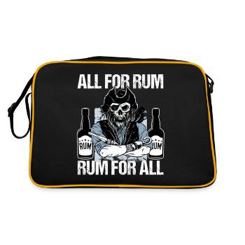 Rhum Pavillon pirate - Sac Retro - noir/or - Dos