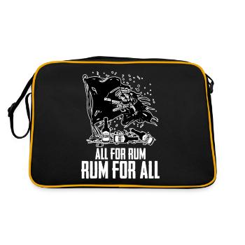 Rhum Pavillon pirate - Sac Retro - noir/or - Dos