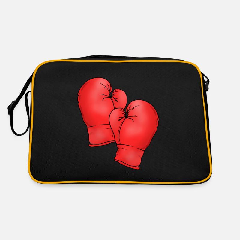 Boxhandschuhe Retro Tasche