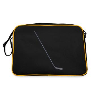 Crosse de hockey - Sac Retro - noir/or - Dos