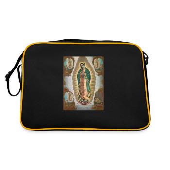 The Apparitions Of Our Lady of Guadalupe - Retro Bag - black/gold - Back