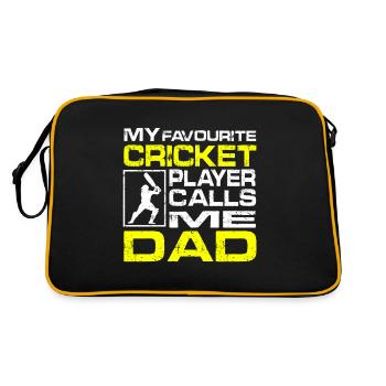 Cricket papa - Sac Retro - noir/or - Dos