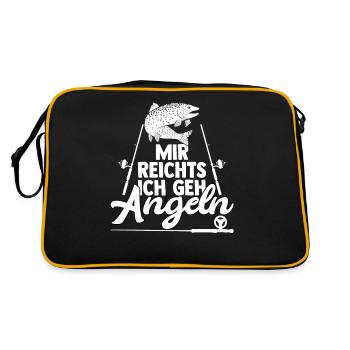 angling - Retro Bag - black/gold - Back
