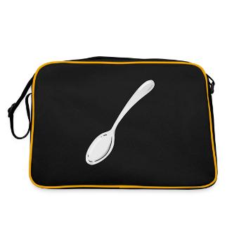 Cuillère - Sac Retro - noir/or - Dos