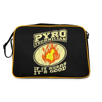 PYROTECHNICIANS Pyro technician Fireworks Fireworks - Retro Bag - black/gold - Back